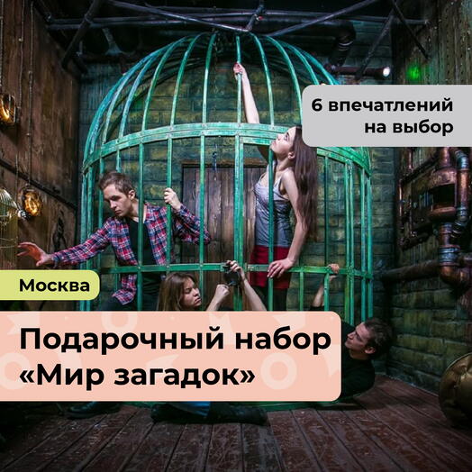 Мир загадок. Подарочный набор тематических квестов 6 в 1