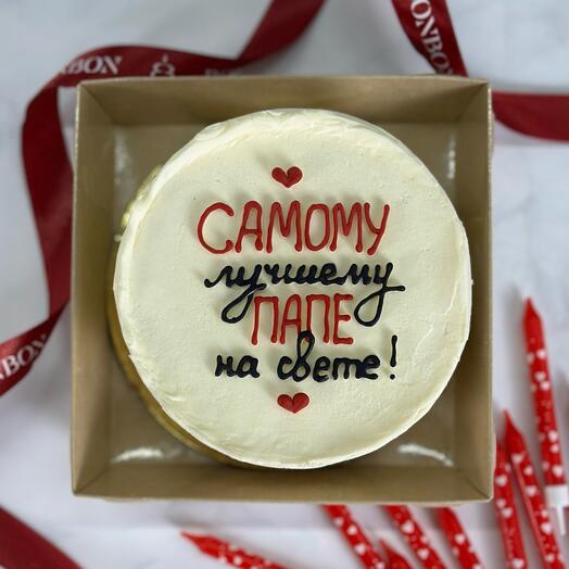 Бенто торт «Лучшему папе на свете»