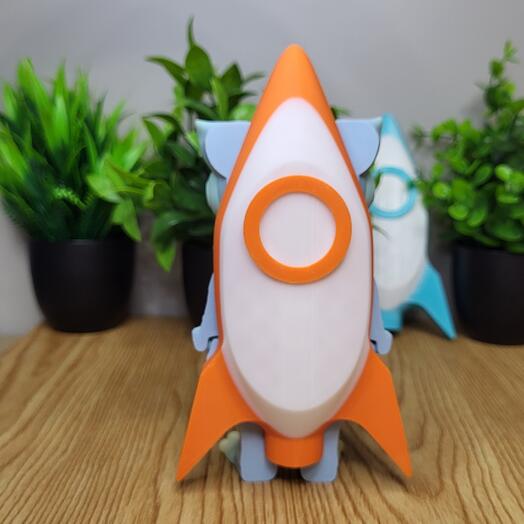 Ракета магнитная оранжевая