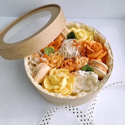 Цветы из зефира к празднику