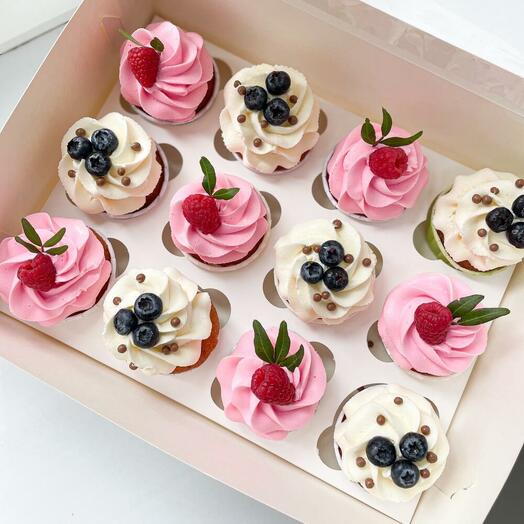 Капкейки ассорти 12 шт