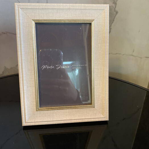 Фоторамка кремовая