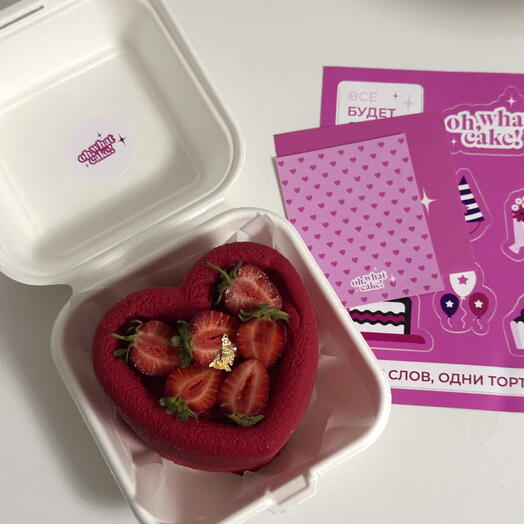 Муссовый бенто торт «Три шоколада»