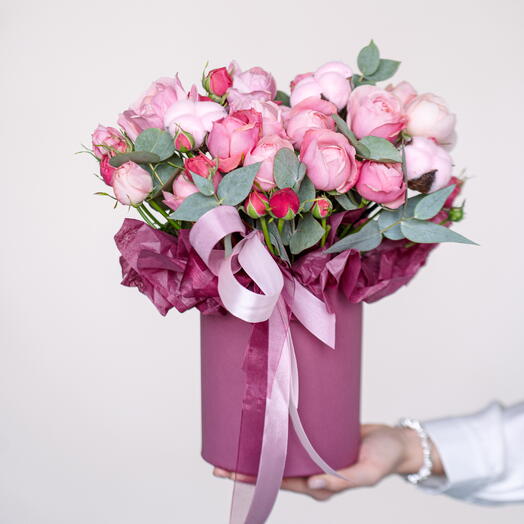 ВАУ😍 Та самая композиция с пионовидными розами и эвкалиптом 🌸