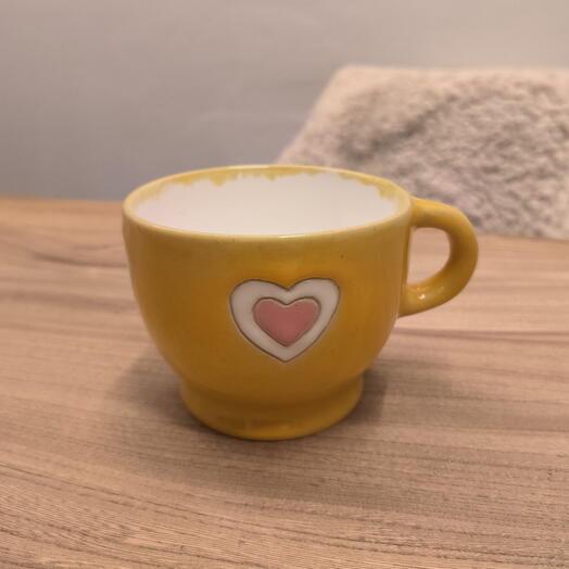 Кружка керамическая Сердца