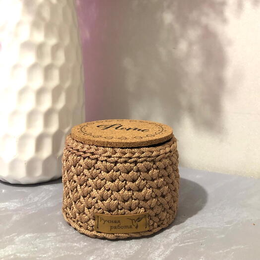 Круглая корзинка