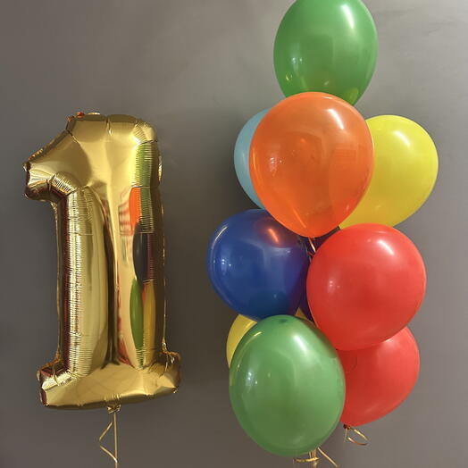 Фонтан Шаров и Цифра на День Рождения