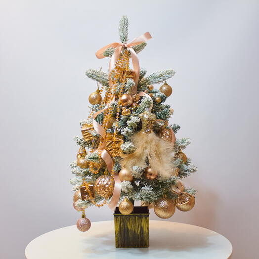Ёлка в стиле Rose Gold Fly в единственном экземпляре