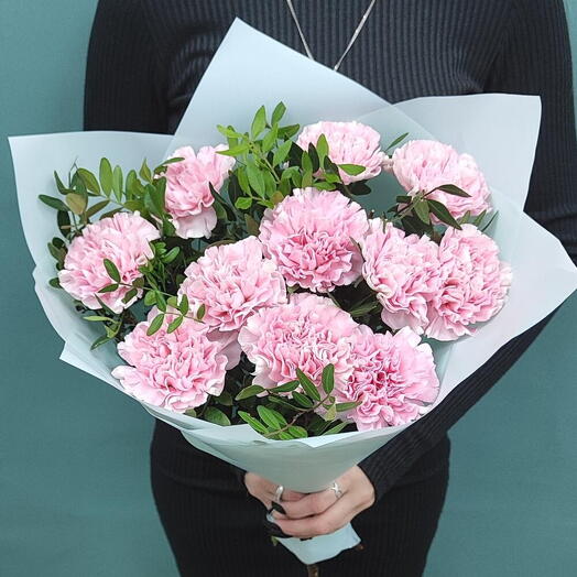 Нежно розовый диантус с фисташкой - 6