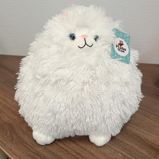 Мягкая игрушка кошка пушистая