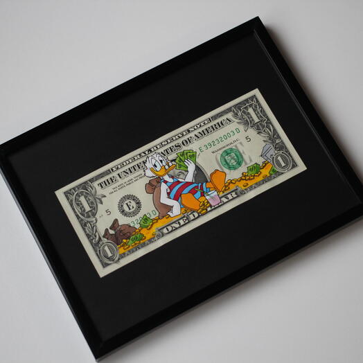 Интерьерная картина "Скрудж. Денежный пляж"