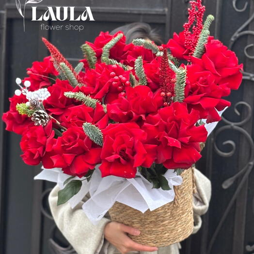 Кашпо с чувствами нового года