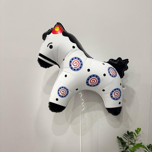 Лошадка дымковская игрушка