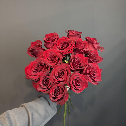 Роза красные 15ш