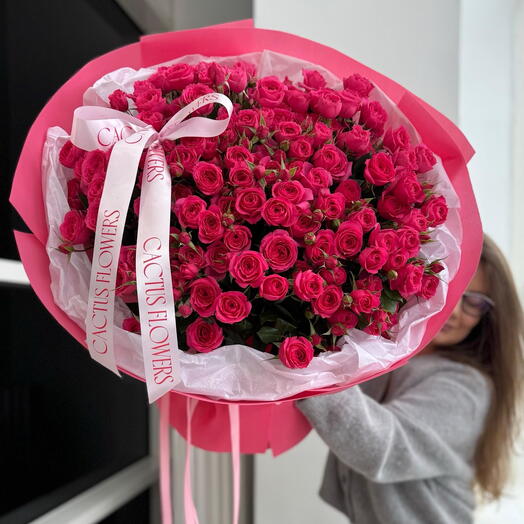 WOW! букет с кустовыми розами