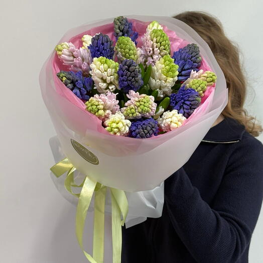 Монобукет Hyacinth mix (19)