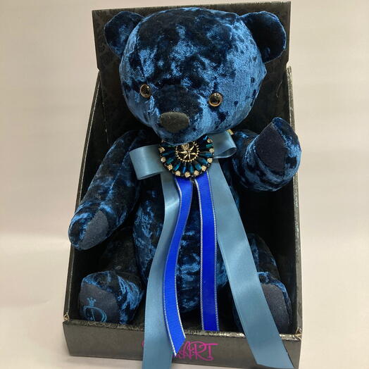 🧸 Мягкая игрушка медведь сапфировый из эксклюзивной коллекции