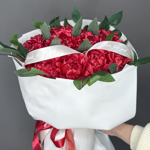 Букет из искусственных пионов, 13шт