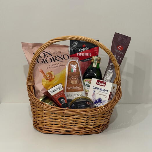 Продуктовая подарочная корзина «Глубина вкуса»