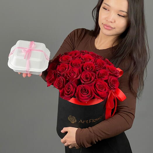 Цветы Букет Art Flowers	Классический красный