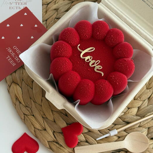 Бенто торт люблю love