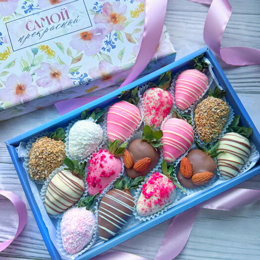 Клубника в шоколаде.Набор 15 шт
