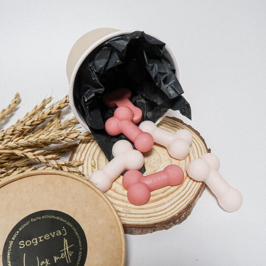 Мелтсы (Wax melts), ароматические саше "18+"  с ароматом "Кожа и сандал"