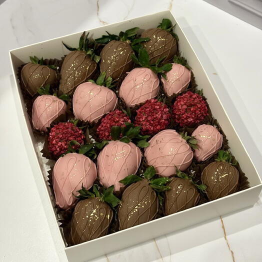 Клубника в шоколаде 20 ягод 🍓 большой набор