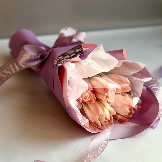 Букет тюльпанов из бельгийского шоколада 🌷