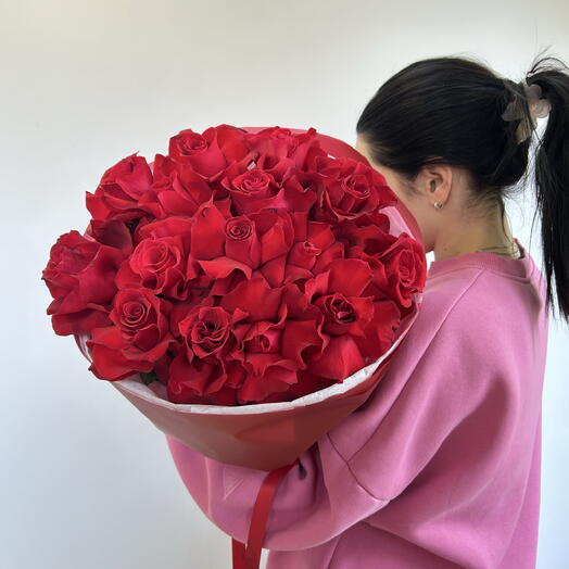 Прекрасные французские розы 🌹 Красные розы