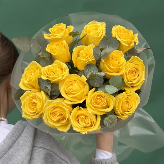 Дофаминовые, яркие розы