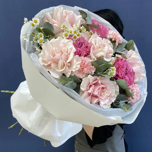 Bouquet " Raspberry Sundae "