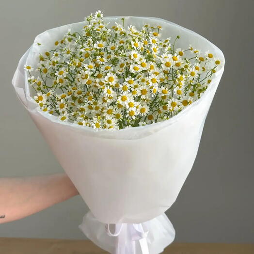 Монобукет из 9 ромашек