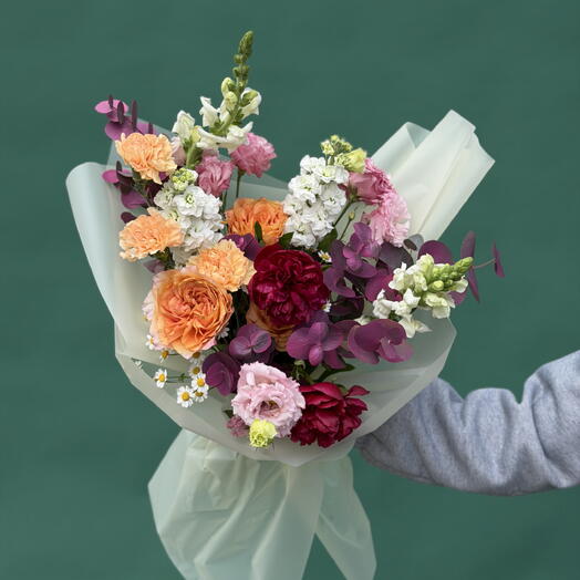Яркий дофаминовый букет 💐
