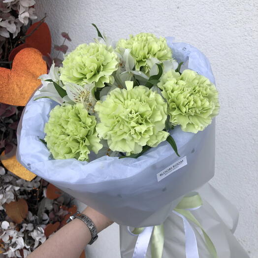 🌿Стойкий зеленый букет Bloom Room