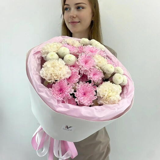Букет Малиновый чизкейк