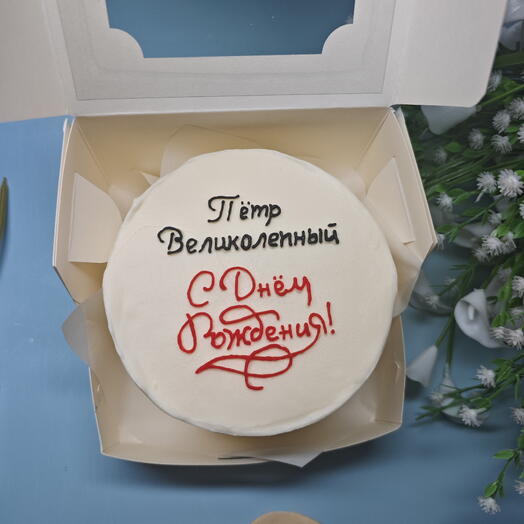 Бенто торт на день рождения коллег