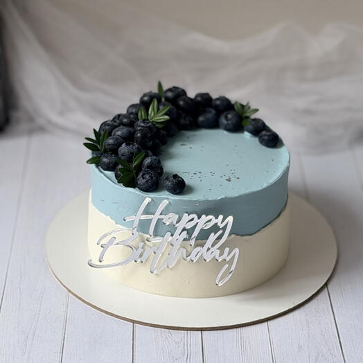 Бисквитный торт на день рождения /Happy birthday