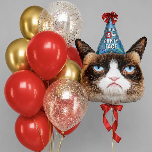 Набор шаров «This is my party face