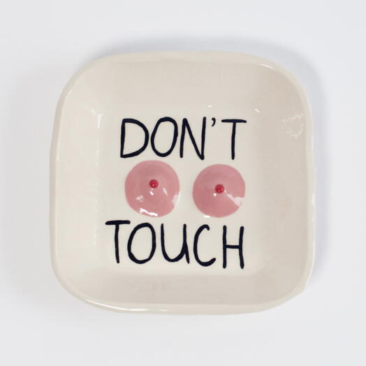 Мисочка «Don t touch» квадратная