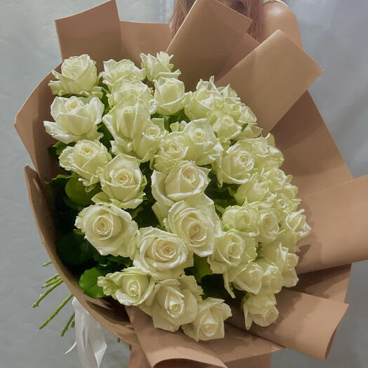 Букет из 39 белых роз (1)