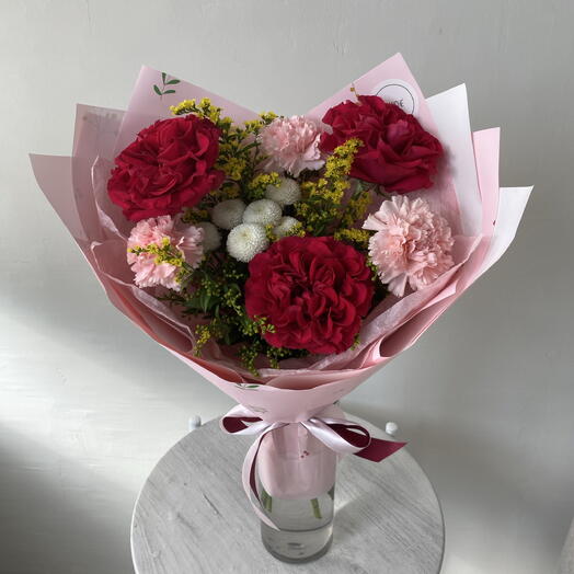 Букет «Малиновый десерт»💖