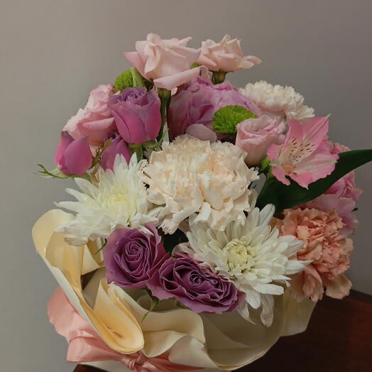 Мини композиция с пионами 🌸