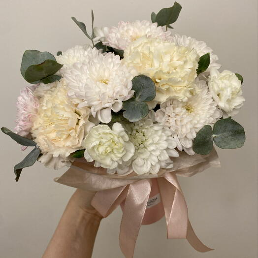 ☁️🎀 Стойкая композиция в стакане Bloom room
