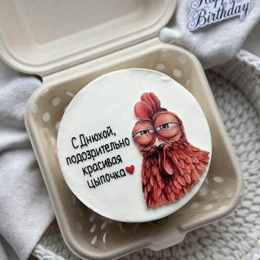 Бенто-торт с курочкой на день рождения