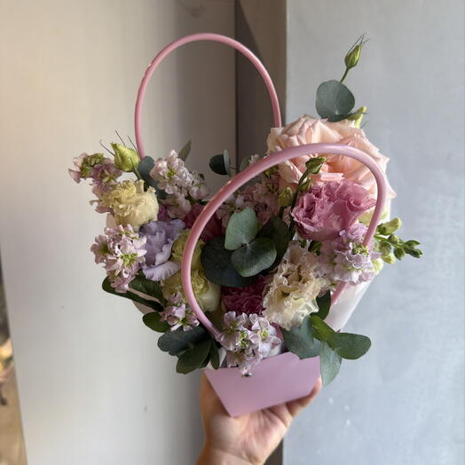 Композиция в сумочке «Flora»