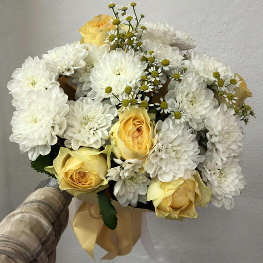 Букет нежно- лимонный