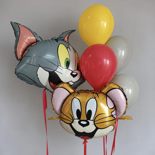 🐱🐭 Набор воздушных шаров «Том и Джерри»