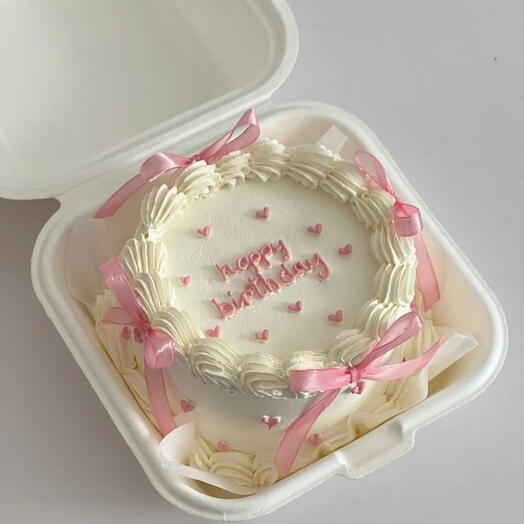 Бенто торт "happy birthday"