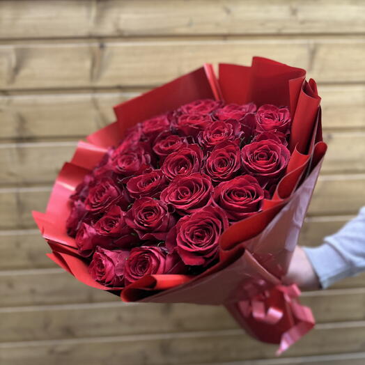 🌹БУКЕТ ИЗ 31 КРАСНОЙ РОЗЫ 🌹